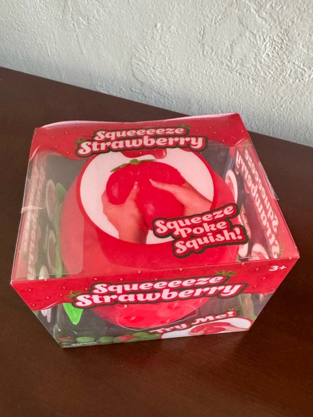 Squeezy Jumbo Strawberry Squishy toy